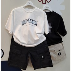 폴햄키즈 >> 24여름 상하복 주니어 그래픽반팔티+아노락소재5부팬츠 가볍고시원한 아동 주니어 상하 세트’></p>
<p style=