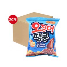 롯데 오징어땅콩 90g x 20개(한박스) 무료배송, 단품