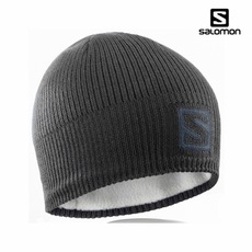 살로몬 1920 LOGO BEANIE Black 살로몬비니 스키모자, BLK