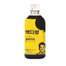 빽다방 블랙커피, 6개, 500ml