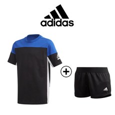 아디다스주니어반팔세트