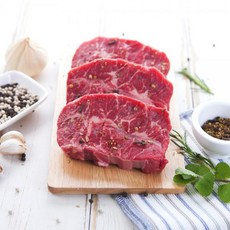 진코어 냉장부채살스테이크 500g, 1개