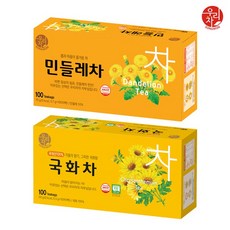 송원 국화차 100T +민들레차 100T, 2개, 700mg
