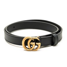 [GUCCI] 구찌 여성 마몬트 더블 G 버클 벨트 409417-AP00T-1000