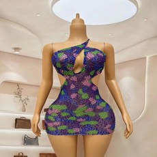 화려한 라인스톤 백리스 원피스 이브닝 생일 축하 코스튬 민소매 사진 촬영 섹시한 무대