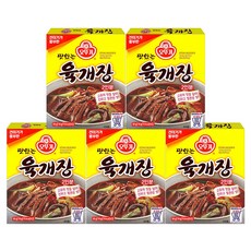 [오뚜기] 맛있는 육개장 (블럭국), 38g, 5개