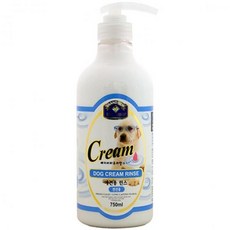 심쿵할인)크림 샤워 강아지 750ml 목욕 베이비파우더향 린스, 1