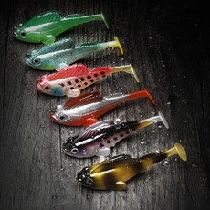 바닥 쉐드웜 스웜베이트 2.8인치 11g 6개입, 6개