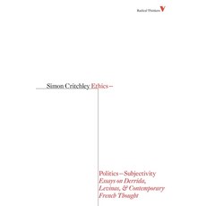 (영문도서) Ethics-Politics-Subjectivity: Essays on Derrida Levinas & Contemporary French Thought Paperback, Verso, English, 9781844673513