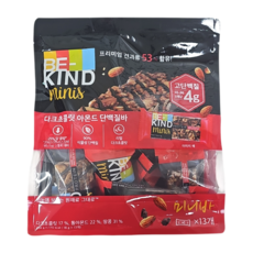 비카인드 다크초콜릿 아몬드 단백질바 프로틴바 PROTEIN 레드, 234g, 1개