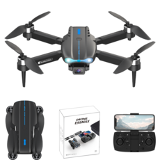 HHSSL 4K 고성능 초보용 드론 / 비행시간 30분 / 브러시리스 모터 / 듀얼 카메라 / 한글 설명서, 블랙 드론 세트, 1개 블랙 드론 세트, 1개