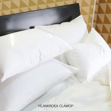 [천삼백케이] [클라모프] 국내생산 80수 고밀도 호텔 베개커버 (White) 40x60