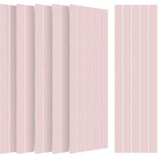 BUBOS 6팩 대형 음향 패널 벽용 48x12인치 방음 자체 접착식 벽 홈 스튜디오 사무실용 장식용 라이트 스카이 블루, Foamy Pink, Foamy Pink