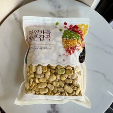 껍질 깐 파바빈 페루산 100%, 1개, 1kg(지퍼백)