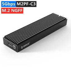 ORICO M2PV-C3/M2PF-C3 Type-C M.2 NGFF/NVME 솔리드 스테이트 드라이브 인클로저 박스 USB3.1 5/10Gbps 외, 02 5Gbps NGFF_05 스페인