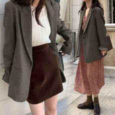 코코블랑 노벰버 헤링본자켓