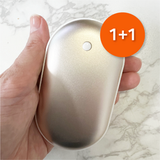 [1+1] 마이 심플하우스 충전식손난로 한정판매, 골드펄+핑크펄