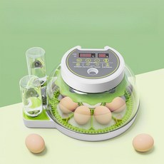 병아리 부화기 조류 양계 육추기 달걀 전란 농가 하우스 가정용 인큐베이터, 8개 완전 자동 듀얼 전원, 1개