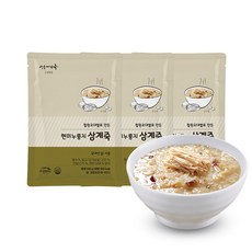 로뎀푸드 서울마님죽 현미누룽지삼계죽 500g 3팩 SET [TG003], 3개