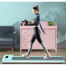 트래드밀 워킹패드 저소음 블루투스 런닝 머신 실내 가정용, 핑크 기본형