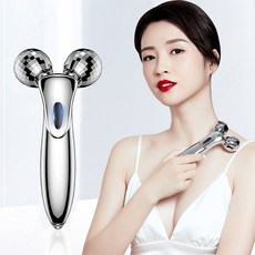 Routop 3D 롤러 마사지기 브이 얼굴 태양 에너지 인체 생체 전류 리프팅 붓기 주름케어, routop-4016