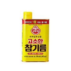 오뚜기 고소한 참기름(병) 320ml, 1개