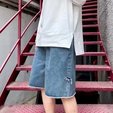 와이드청반바지
