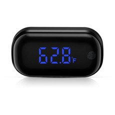 ORIA LCD 디지털 수족관 온도계 탱크 온도 센서 테라리움 양서류를 위한, Fahrenheit Only, 1개, 2) Fahrenheit Only
