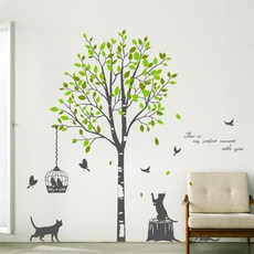 자작나무숲벽지