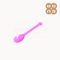 TY 백만상회 [TY] 일회용 아이스크림 스푼 벌크포장 대 핑크 1박스4000개, 1개, 4000개