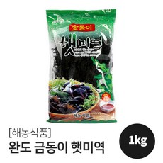 산노을 완도 금동이 햇미역 1kg, 1개