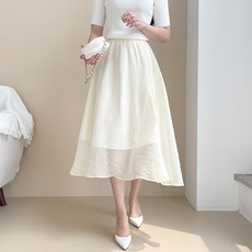 새틴롱스커트