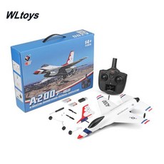 A200 F-16B 3CH RC 비행기 2.4G 리모컨 고정 날개 스턴트 착륙 글라이더 RC 14세이상, 02 A200 2 Batteries