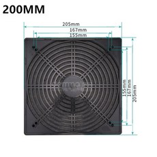 팬 가드 방진 네트 보호망 40mm 50mm 60mm 70mm 80mm 90mm 110mm 120mm 150mm 172mm, 11 200MM, 1개