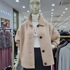 시슬리 핸드메이드 점퍼형 숏코트 (SACTC3161 베이지 블랙)