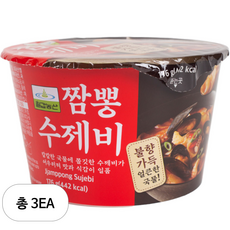 칠갑농산 짬뽕 수제비, 176g, 3개