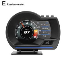 헤드업디스플레이 최신 자동차 게이지 HUD GPS + OBD 시스템 헤드업 디스플레이 프로젝터 속도계 결함 클리어 전자 액세서리