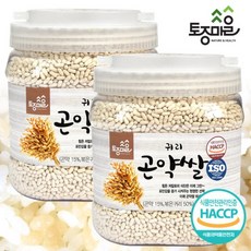 [토종마을]HACCP인증 귀리 곤약쌀 1kg X 2통, 단품, 1000g