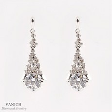 vanich 로리타 화이트골드 예물세트 신부귀걸이 14K18K V2020122E