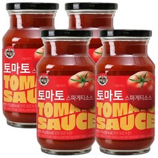백설 토마토 스파게티소스, 610g, 4개