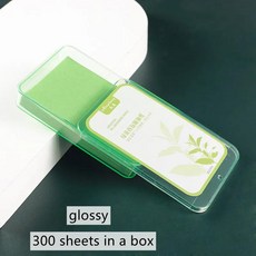 흡수성 페이퍼 페이스 오일 흡수 시트 클리너 매트 와이프 뷰티, 300pcs glossy NO.1, 1개