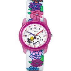 [미국 직구] 티맥스 예쁜 여아 손목 시계 TW2R41700 Snoopy/Flowers