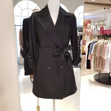숲 베이직 더블 벨티즈재킷