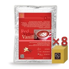 [더블데이] 레드벨벳 바닐라 파우더 800G [1박스 8개] /바닐라라떼/바닐라프라페, 상세페이지 참조