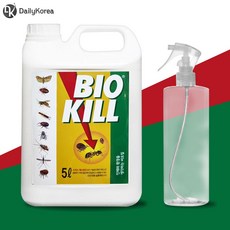 동성제약 비오킬 5L 대용량 (스프레이 500ml 증정) 살충제 빈대 베드버그 해충 벌레 퇴치 진드기 D, 1개