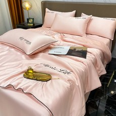 Yongxu 여름 쿨링 이불 4종 세트 여름 에어컨 이불 여름 차렵이불