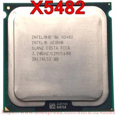 인텔 CPU 제온 X5482 프로세서 쿼드 코어 소켓 771 3.20GHz 12M 1600MHz 빠른