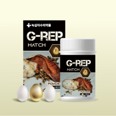 지렙해치 파충류 크레 산란보조제 G-REP HATCH 80g 보조영양제 눈꽃알 에그바인딩 예방