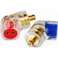 UE 웨스턴 어티모틱용 IPX T2MMCX 어댑터 64 오디오 IEM 블루투스 T2 수컷MMCX 0.78mm 2핀 암컷T2MMCX용, T2 ~ 2핀 플랫