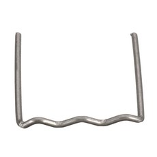 ZLD 플라스틱 스테이플러 용접기 수리를위한 100pcs 핫 스테이플, 플랫 스테이플 0.6mm, 은, 금속